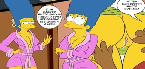 Os Simpsons El Bravucon – Quadrinhos de sexo Marge Simpson